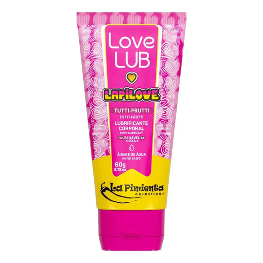 Gel Lubrificante Íntimo Love Lub A Base De Água 60g Tutti - Frutti