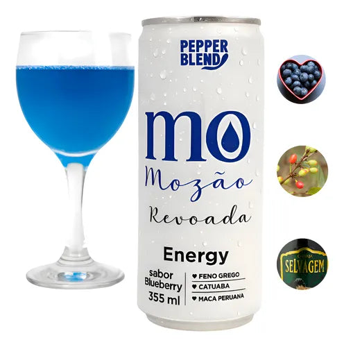 Mo Mozão Energético Estimulante Libido Pepper Blend 335ml Mirtilo