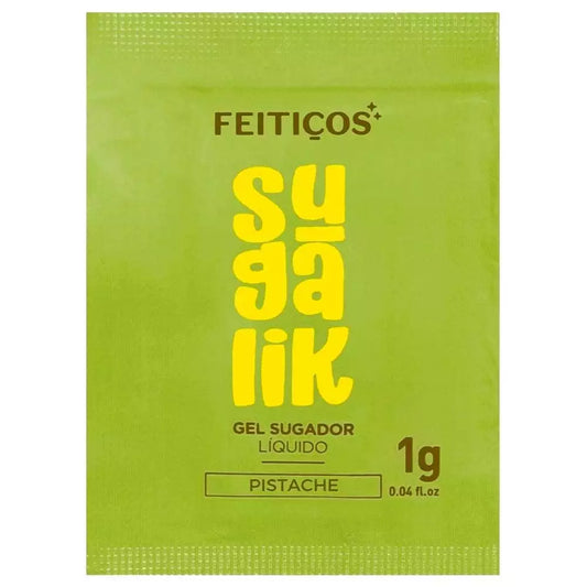 Sugalik Sachê Pistache gel sugador excitante com pulsação