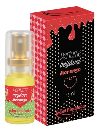 Perfume Beijável - MORANGO 15 Ml Spray - La Pimienta
