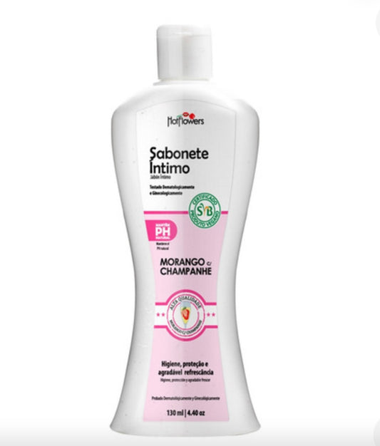 Sabonete Intimo Morango Com Champanhe 130ml