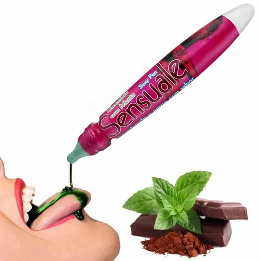 Caneta Comestível Sexy Pen 20g Sensuale Caneta - Menta