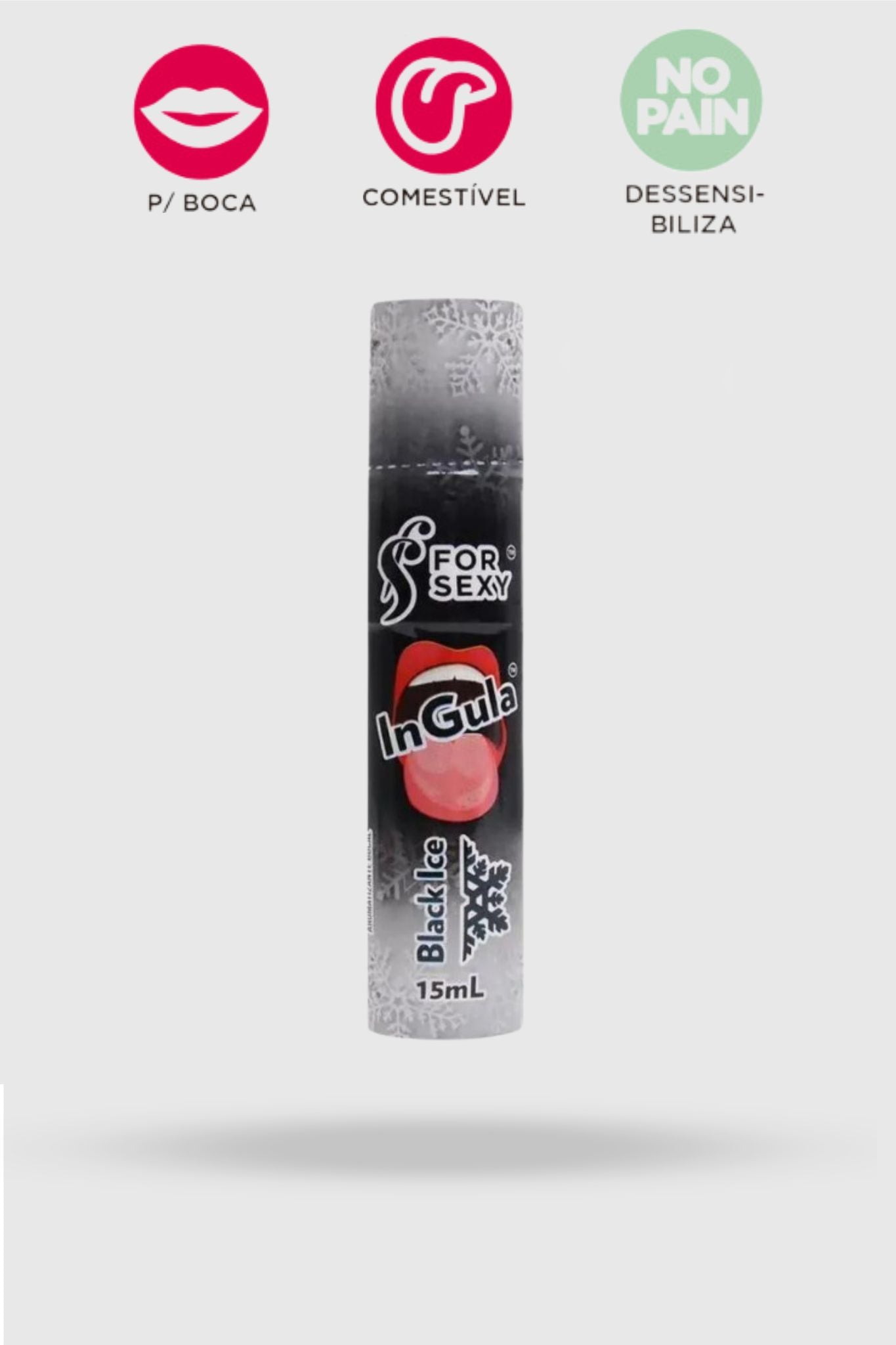 Ingula Gel Sexo Oral Garganta Profunda Black Ice 15 Ml
