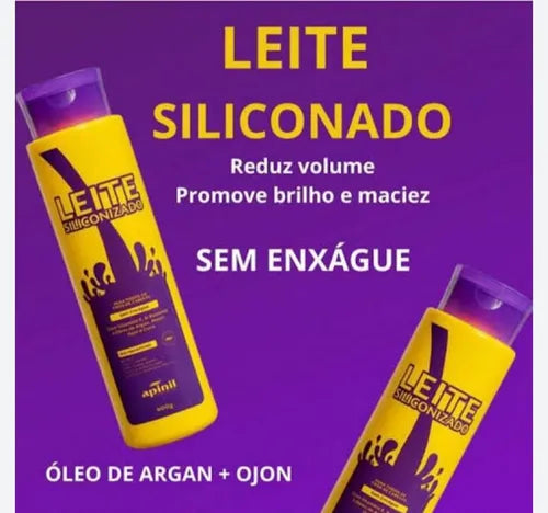 Leite Siliconizado Creme De Pentear 400ml