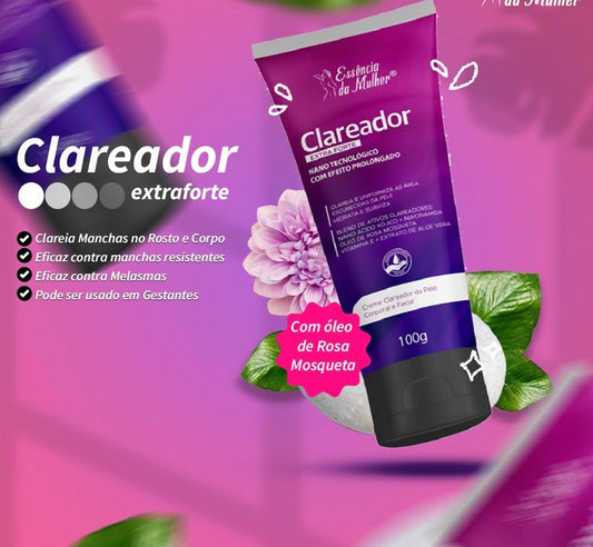 Clareador Extra Forte Facial e Corporal .