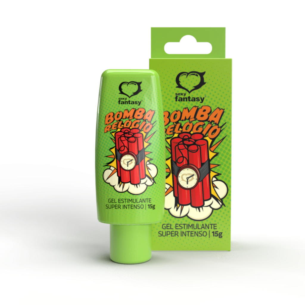 Bomba Relógio Gel Estimulante Super Intenso 15g