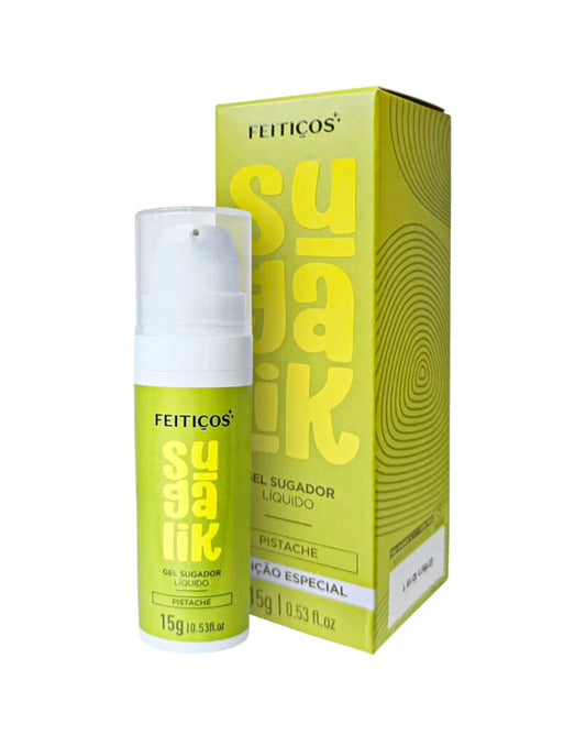 Sugalik Gel Sugador Líquido Comestível – Pistache 15g