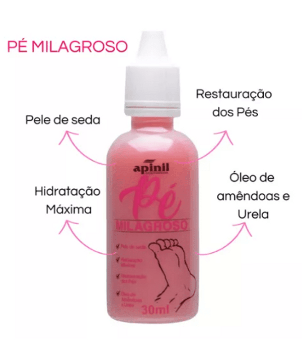 Pé Milagroso 30ml Apinil