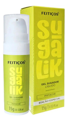 Sugalik - Gel Sugador Líquido - Sabor Pistache 15g