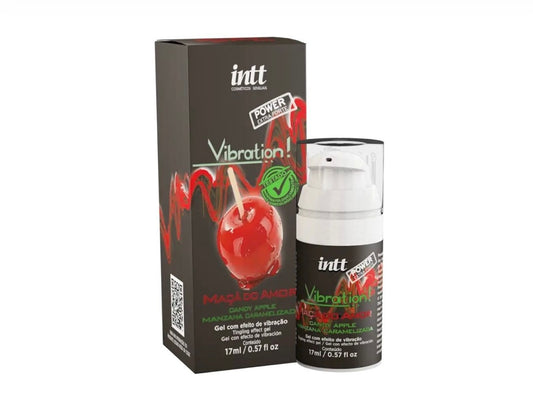 Vibration power maçã do amor gel com efeito de vibração, pulsação e aquecimento 17ml