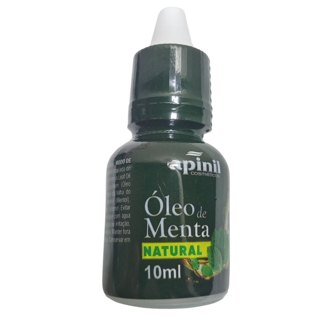 Óleo de Menta Natural 10mL Apinil Cosméticos