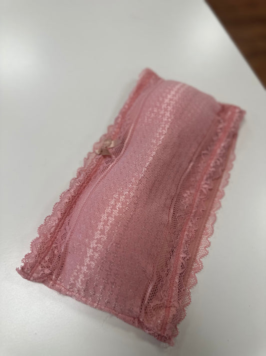 Top Lara com renda rosa bebê - G