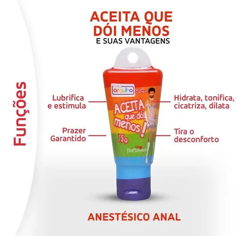 Aceita que Dói Menos- Deslizante Anal