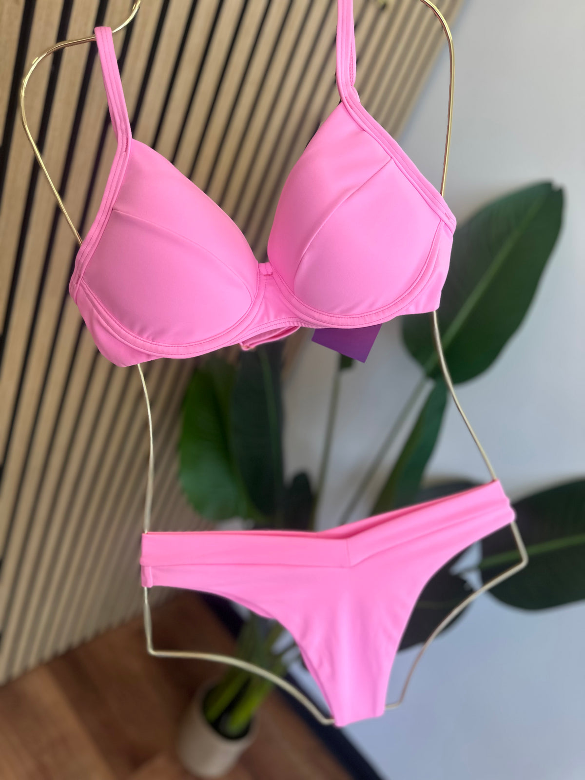 Biquíni Brigitte Glow Rosa bebê - GG