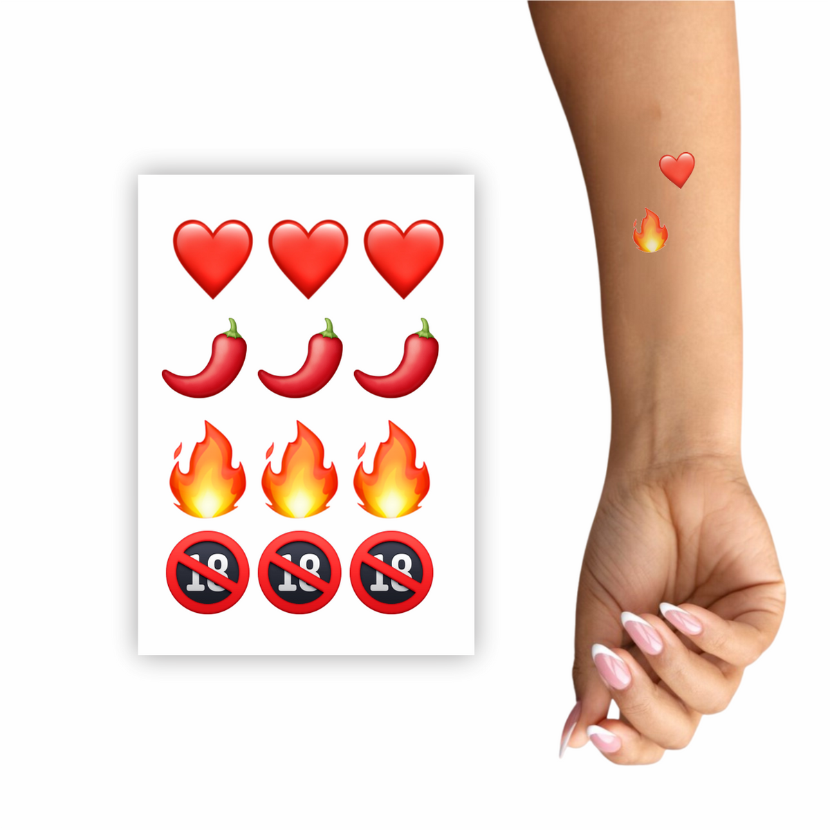 Kit | Tatuagem Temporária Picante