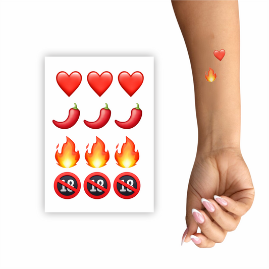 Kit | Tatuagem Temporária Picante