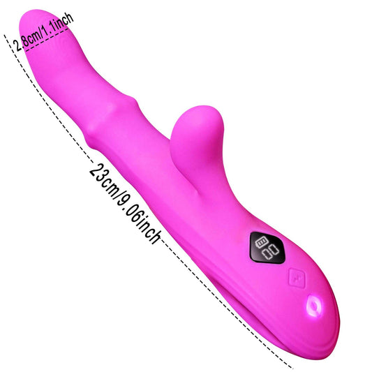 Vibrador para ponto G, com função de impulso