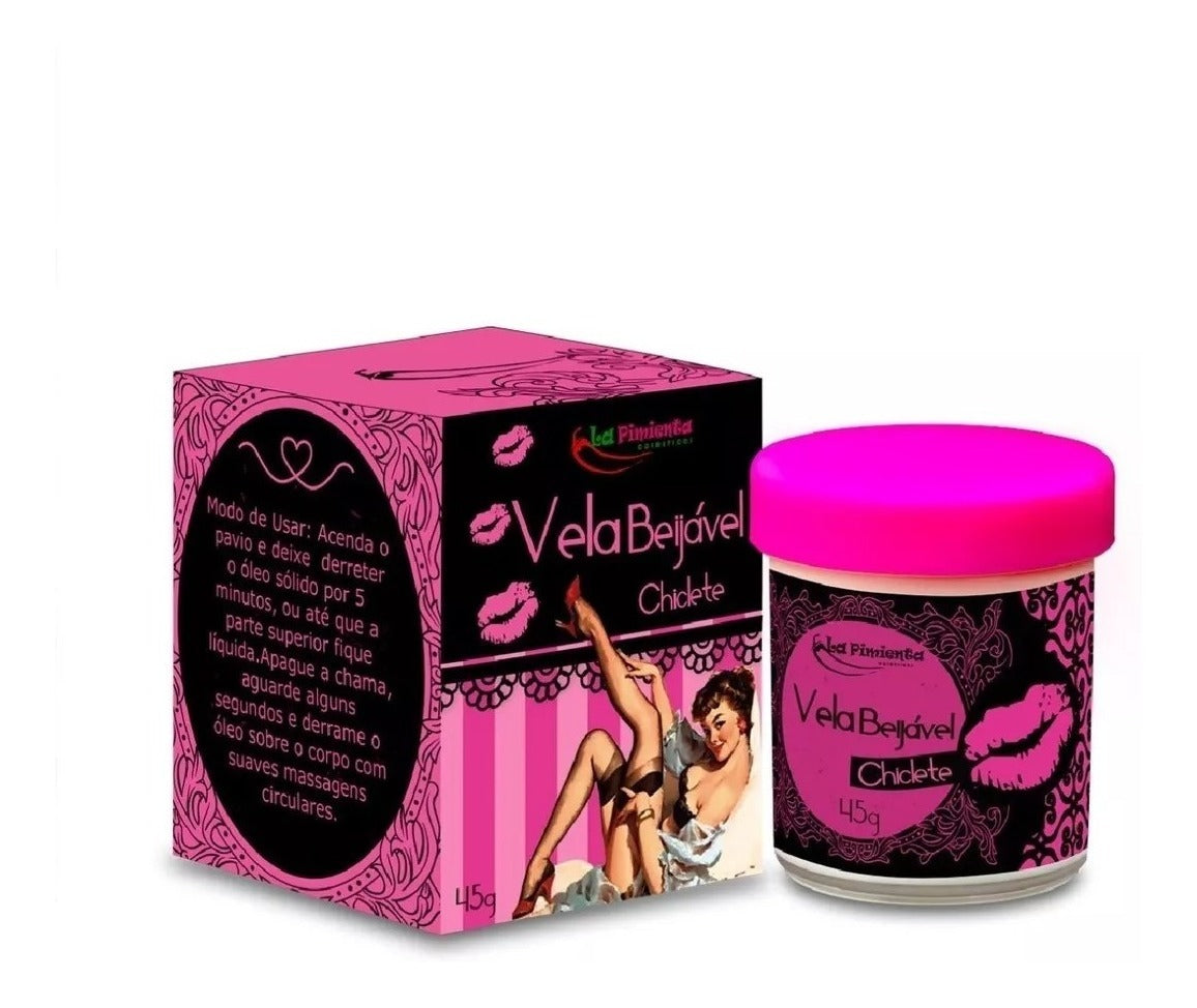 Vela Beijável Hot Chiclete