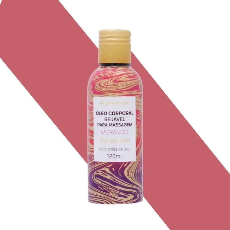 Óleo Massagem Corporal Comestível Sensual Beijável Tântrico