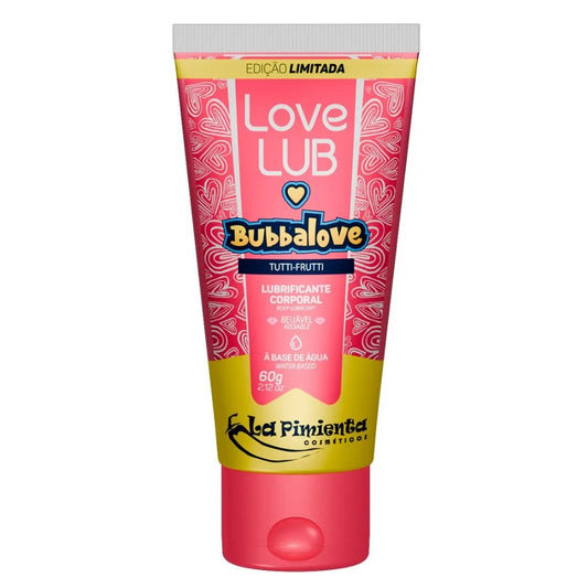 Lubrificante Íntimo Beijável Bubbalove Tutti Frutt 60g La Pimienta