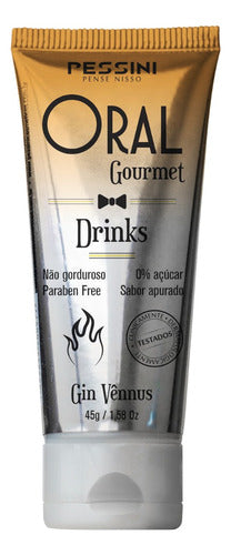 Oral Gourmet Drinks Gel Comestível 45g Pessini -preliminares