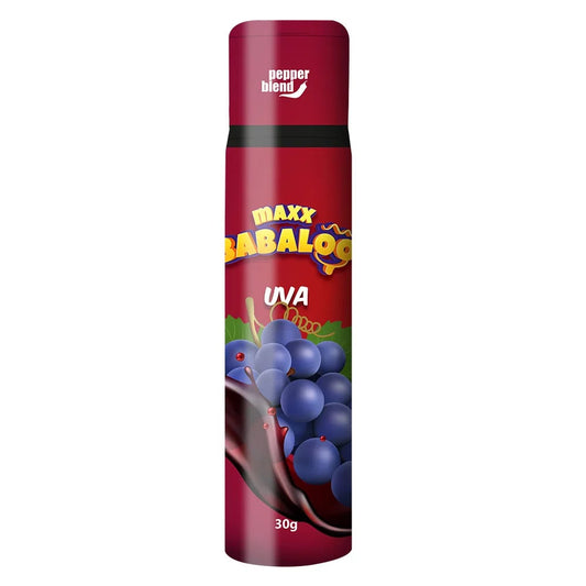 MAXX BABALOO UVA - GEL COMESTÍVEL PARA ORAL 30G PEPPER BLEND
