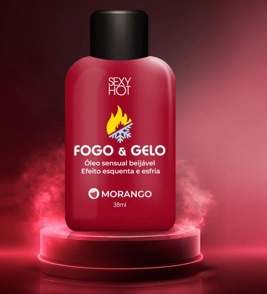 Fogo E Gelo Óleo Excitante Beijável Esquenta E Esfria 38Ml Sexy Hot