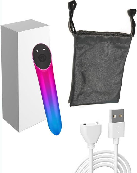 Vibrador , 5,1 polegadas, 10 frequências, vibrador estimulador de clitóris .