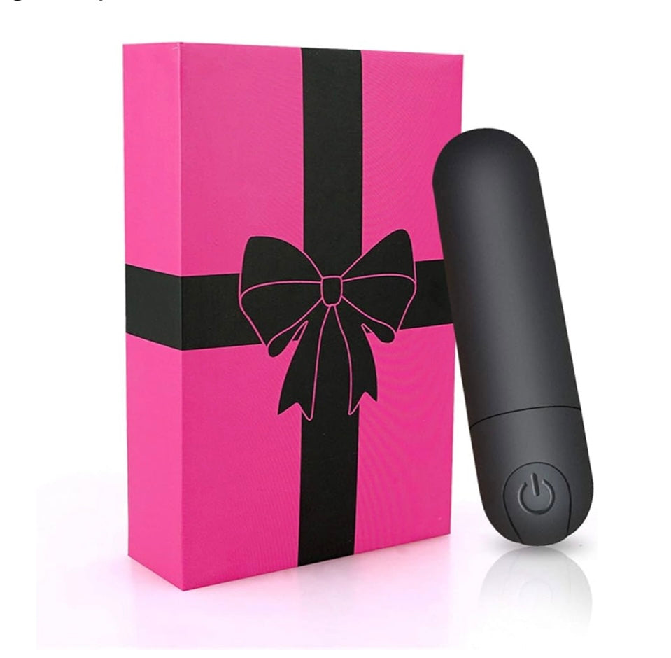 Vibrador Bullet para Ponto G, Estimulador de Clitóris e Mamilo, Recarregável por USB para Viagem - Mini Portátil à Prova D'água com 10 Modos