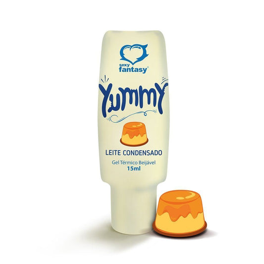 YUMMY GEL TÉRMICO BEIJÁVEL 15ML Leite Condensado .