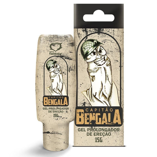 CAPITÃO BENGALA GEL PROLONGADOR DE EREÇÃO 15GR SEXY FANTASY