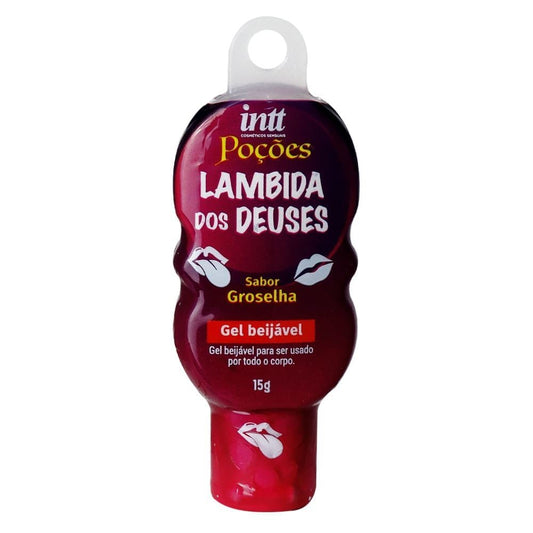 LAMBIDA DOS DEUSES GEL BEIJÁVEL 15GR GROSELHA