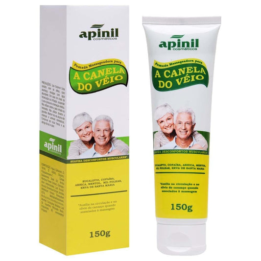 CANELA DO VÉIO POMADA MASSAGEADORA 150G APINIL