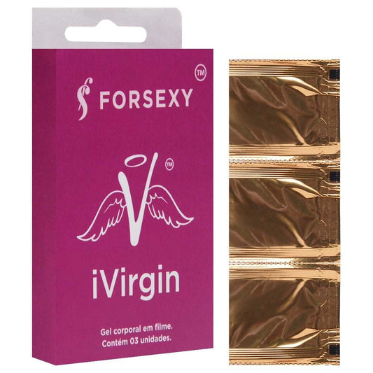 IVIRGIN HÍMEN ARTIFICIAL GEL EM FILME 03 UNIDADES FOR SEXY