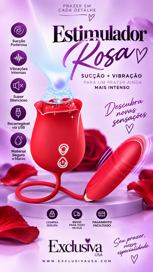 Flor de sucção 🔥 vibrador .