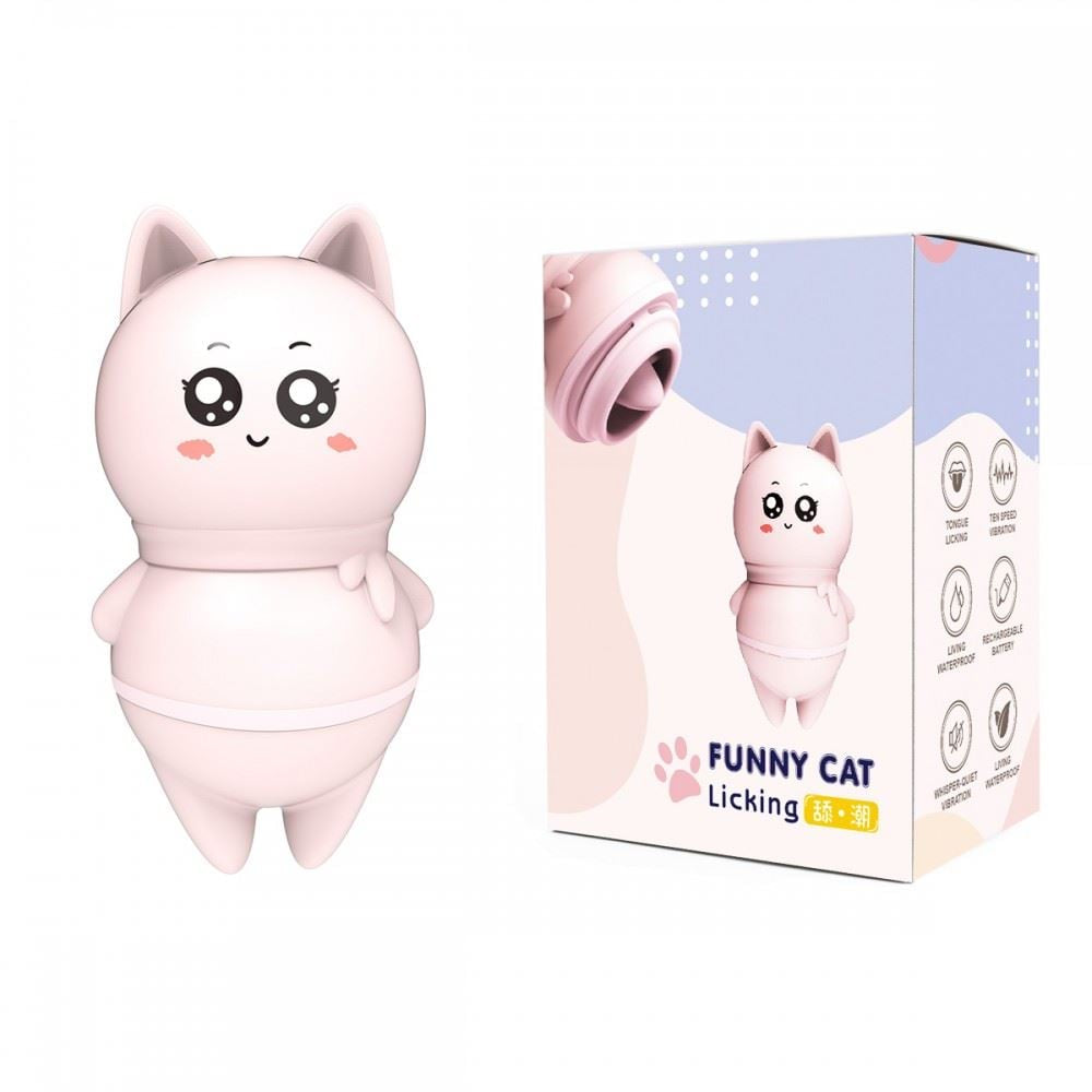 ESTIMULADOR CLITORIANO FUNNY CAT VIBE TOYS