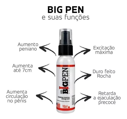 GEL VASODILATADOR SENSAÇÃO DE AUMENTO PENIANO HIGH P