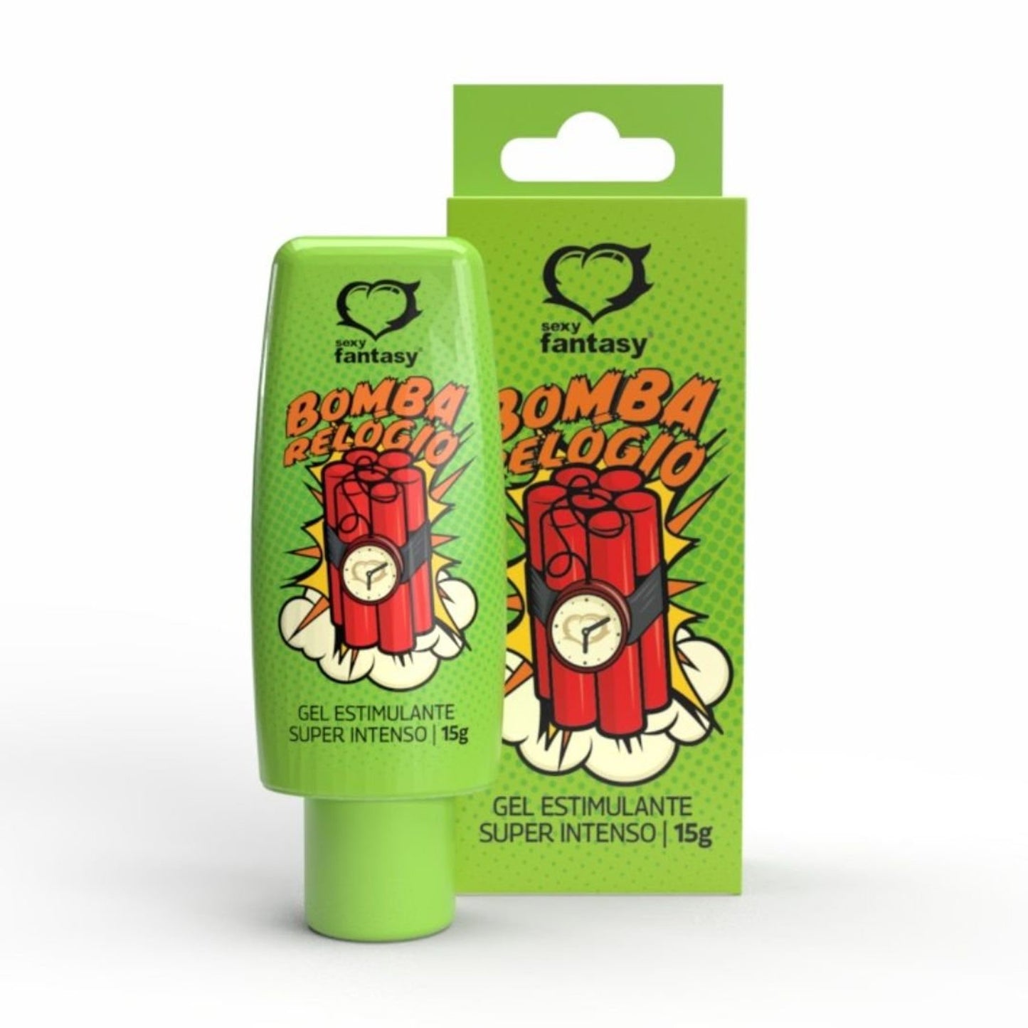 Bomba Relógio Gel Estimulante Super Intenso 15G Sexy Fantasy