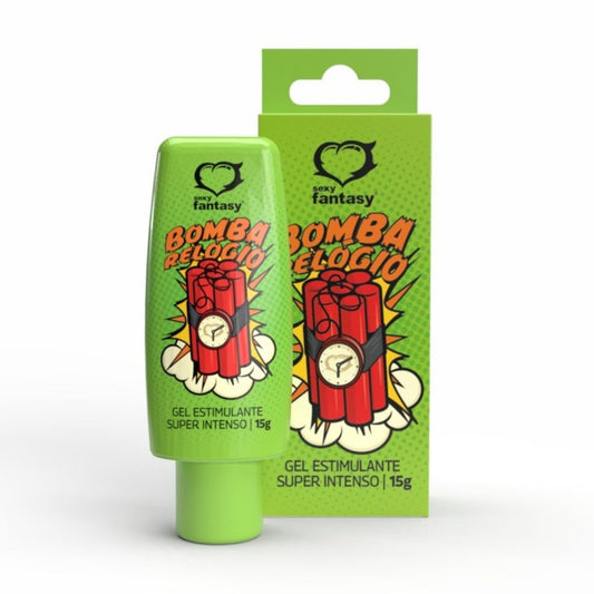 Bomba Relógio Gel Estimulante Super Intenso 15G Sexy Fantasy
