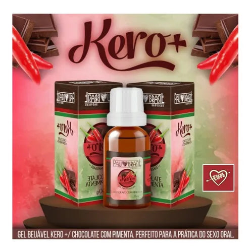 GEL BEIJÁVEL KERO + CHOCOLATE COM PIMENTA