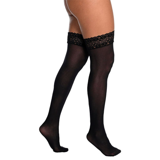 MEIA 7/8 COM RENDA PERRUTEXTIL