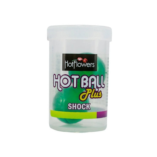 HOT BALL PLUS SHOCK- Provoca na pele uma sensação Vibrante e eletrizante.