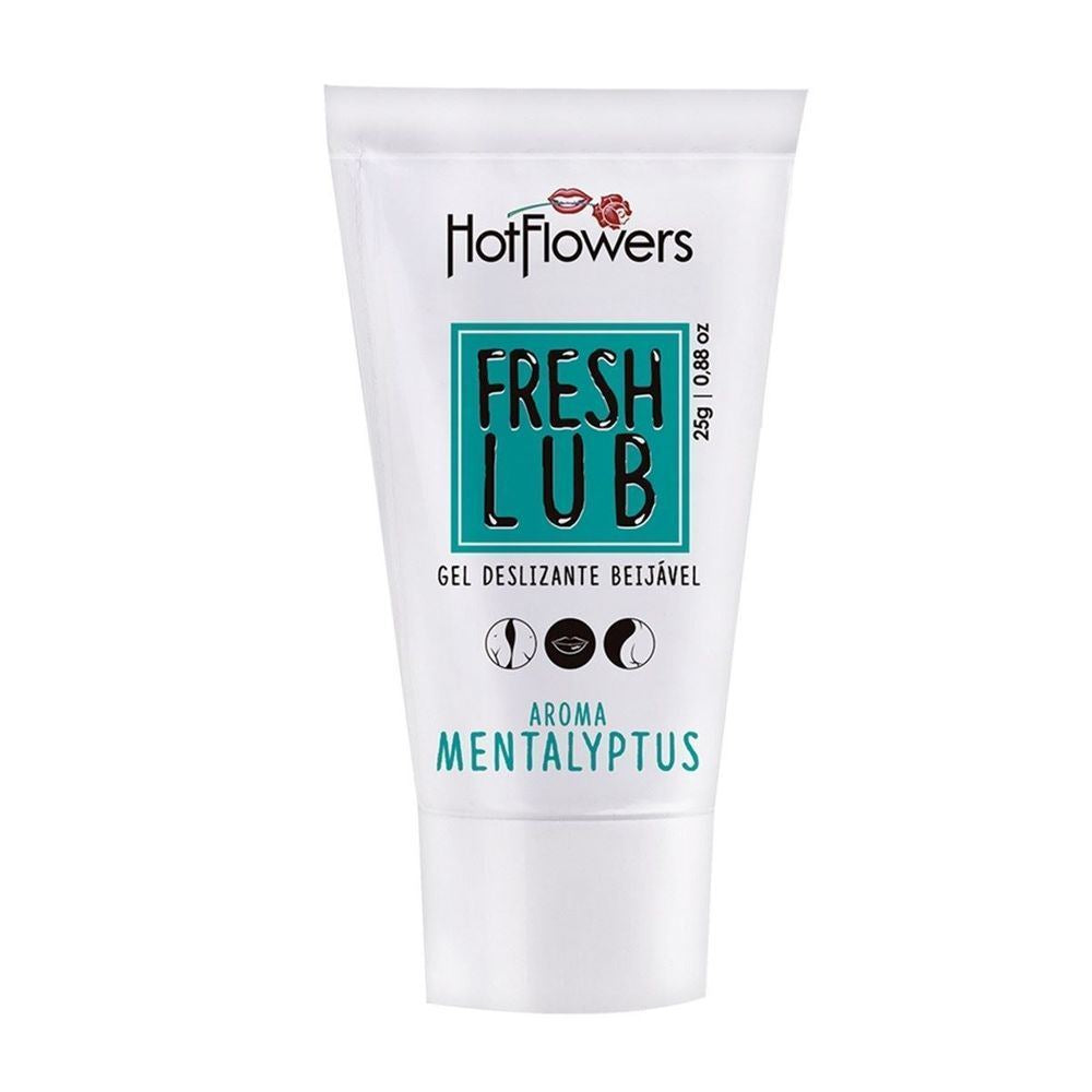 FRESH LUB LUBRIFICANTE BEIJÁVEL 25G HOT FLOWERS