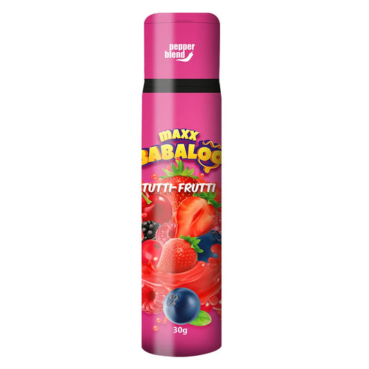 MAXX BABALOO TUTTI FRUTTI- GEL COMESTÍVEL PARA ORAL 30G PEPPER BLEND