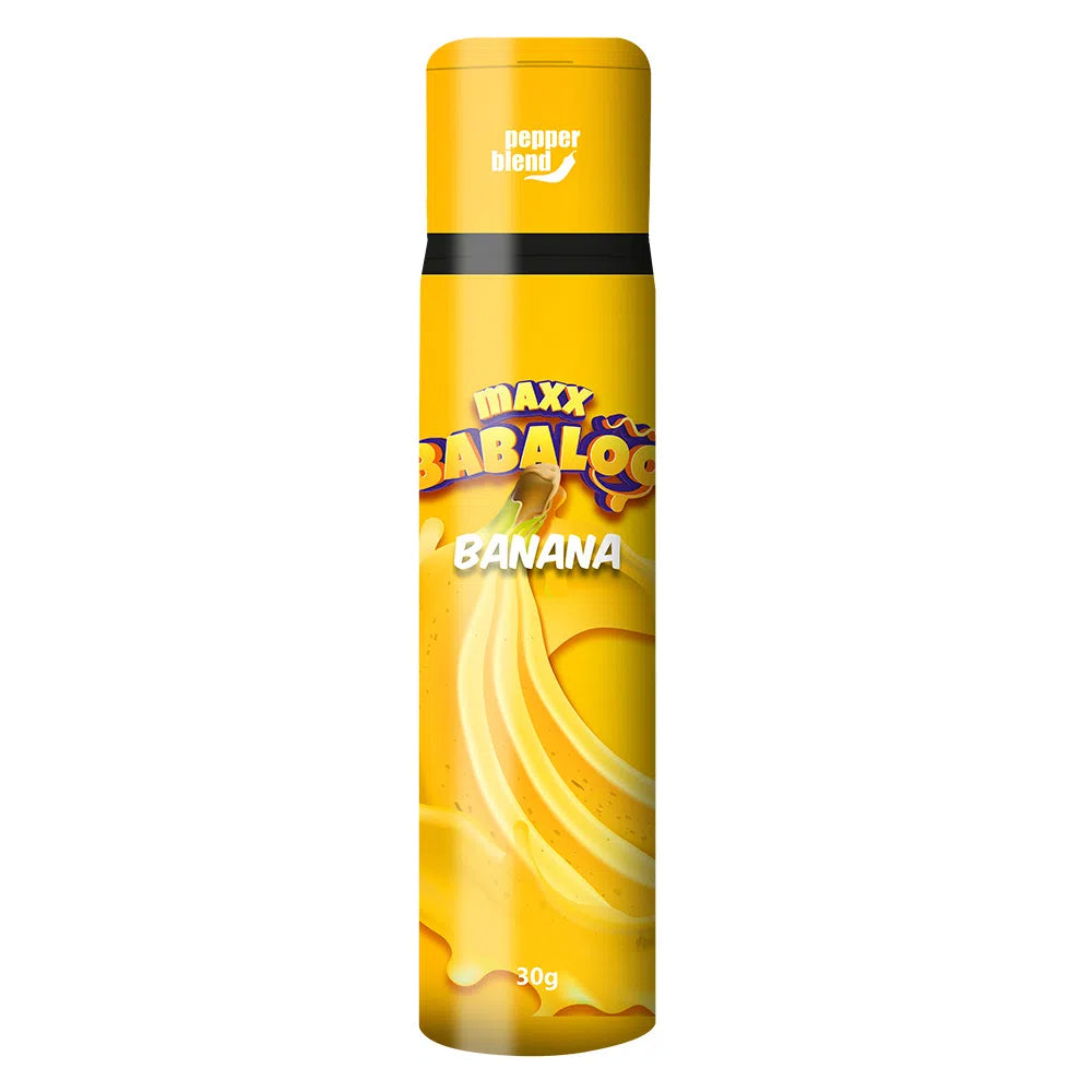 MAXX BABALOO BANANA - GEL COMESTÍVEL PARA ORAL 30G PEPPER BLEND