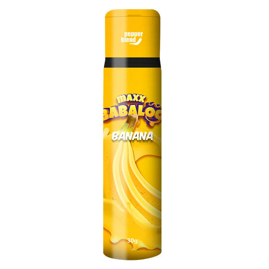 MAXX BABALOO BANANA - GEL COMESTÍVEL PARA ORAL 30G PEPPER BLEND