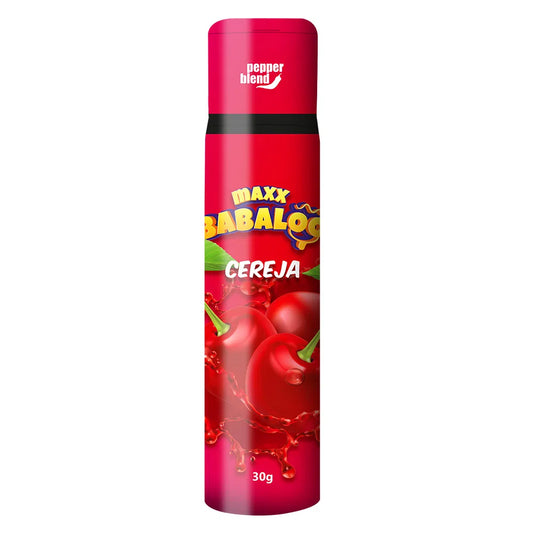 MAXX BABALOO CEREJA - GEL COMESTÍVEL PARA ORAL 30G PEPPER BLEND