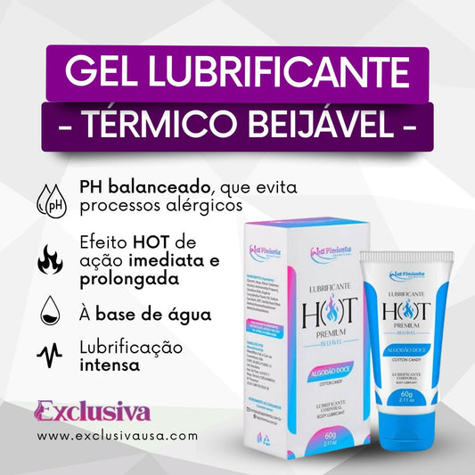 LUBRIFICANTE HOT PREMIUM BEIJÁVEL 60G LA PIMIENTA