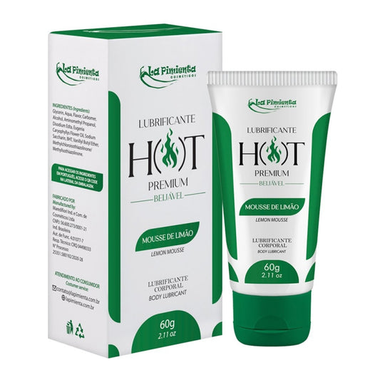 LUBRIFICANTE HOT PREMIUM BEIJÁVEL 60G LA PIMIENTA