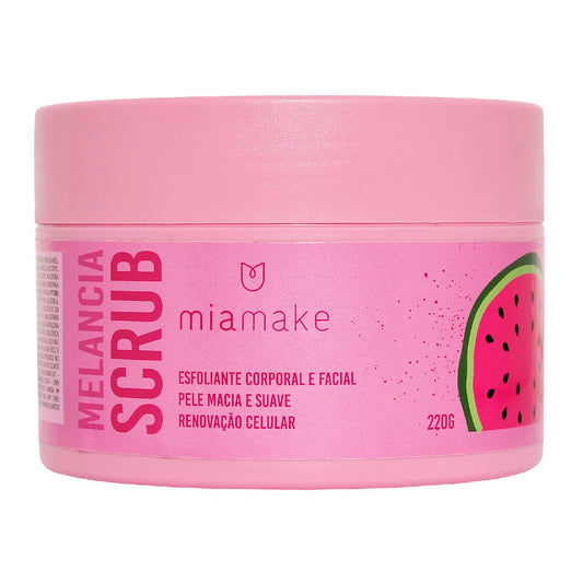 Esfoliante Corporal E Facial Melancia Scrub 220G Mia Make